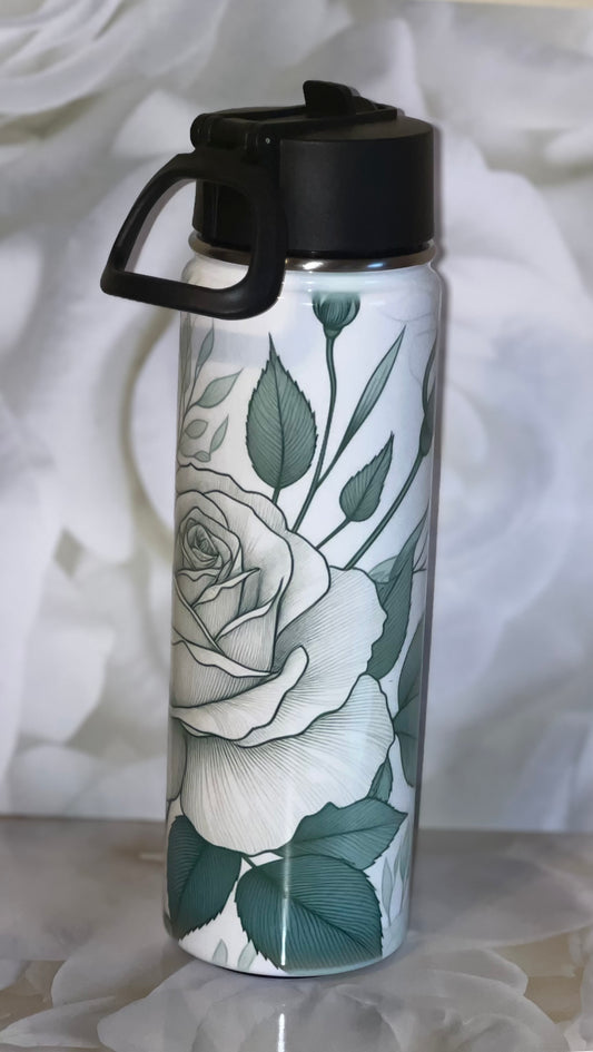 Rose Water Bottle Tumbler